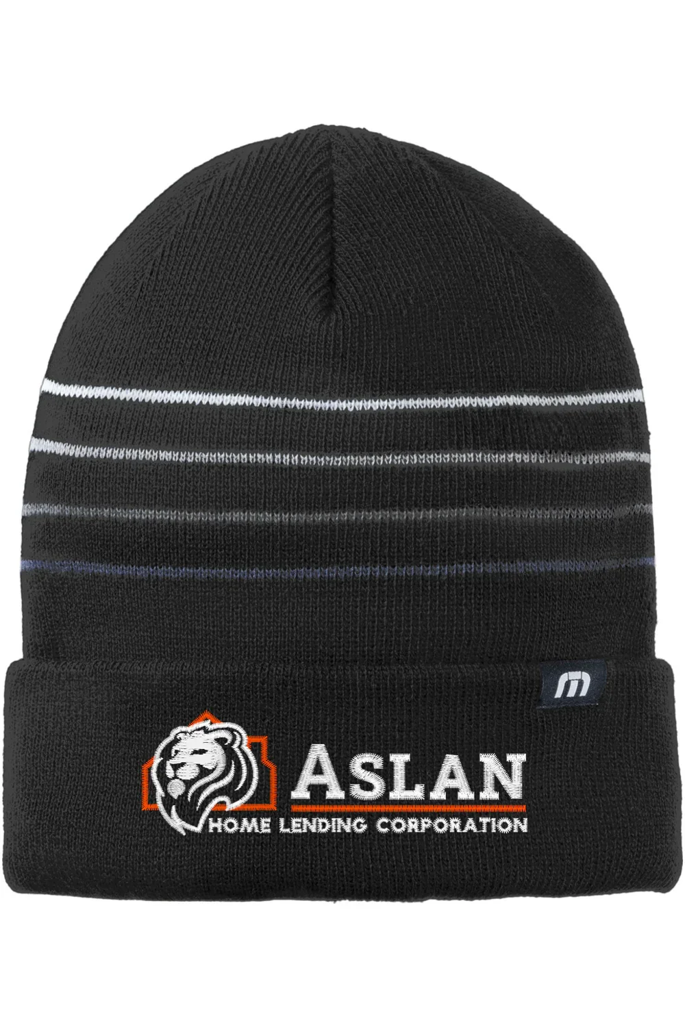 Striped Cuffed Beanie